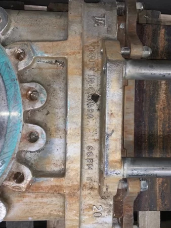 Trueline TL 20″ Knife Gate Valve Hand Wheel Gear Operated