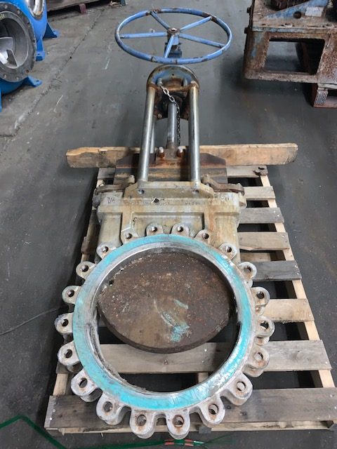 Trueline TL 20″ Knife Gate Valve Hand Wheel Gear Operated