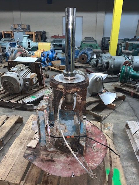 30 Hp Prochem Side Mount Agitator Mixer Stainless Steel