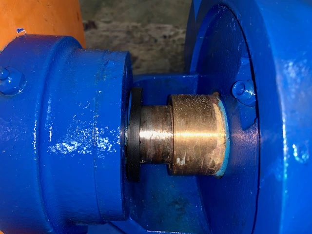 Goulds ITT pump type 3408 model 100 size 8×10-12L with base and motor