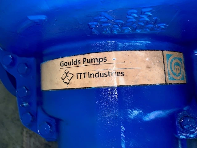 Goulds ITT pump type 3408 model 100 size 8×10-12L with base and motor