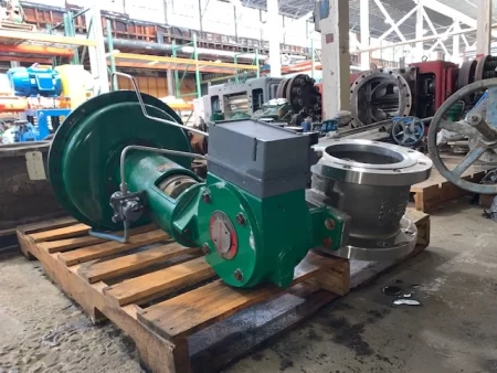 8″-150# Fisher V150 V-Ball Control Valve , with Atenuator Stainless