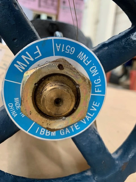 2.5″ -125# FNW Gate Valve , 200WOG Figure 651A Unused