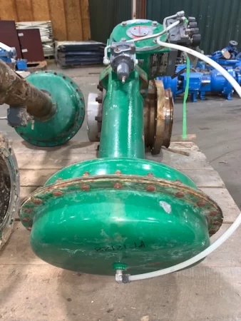 10″ -150# Type V150 Fisher V-Ball Control Valve , Stainless