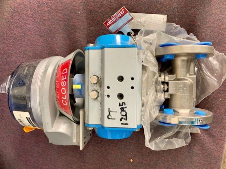 1/2″ -150# Jamesbury Ball Valve Air Operated Stainless Unused