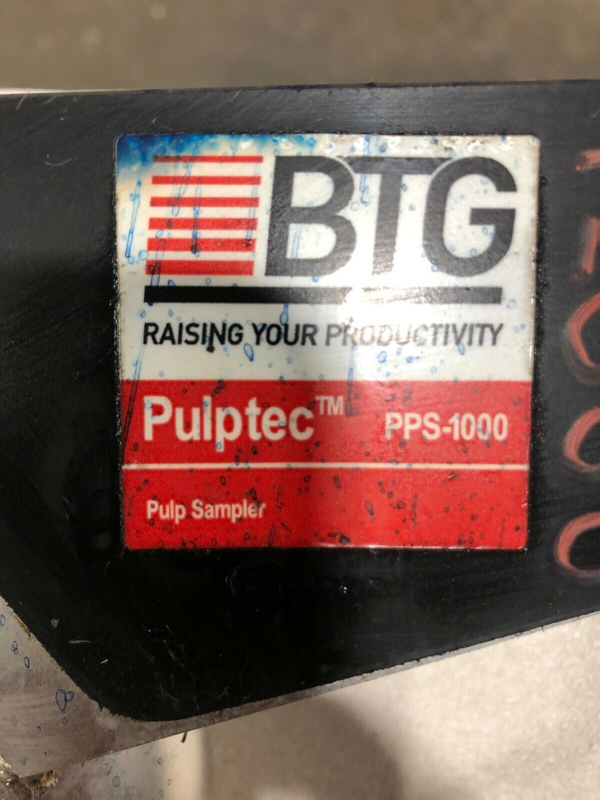 BTG Pulptec PPS1000 Sampling Valve