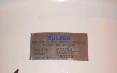 Sulzer MCA32-4 Back Pull Out, Rebuilt