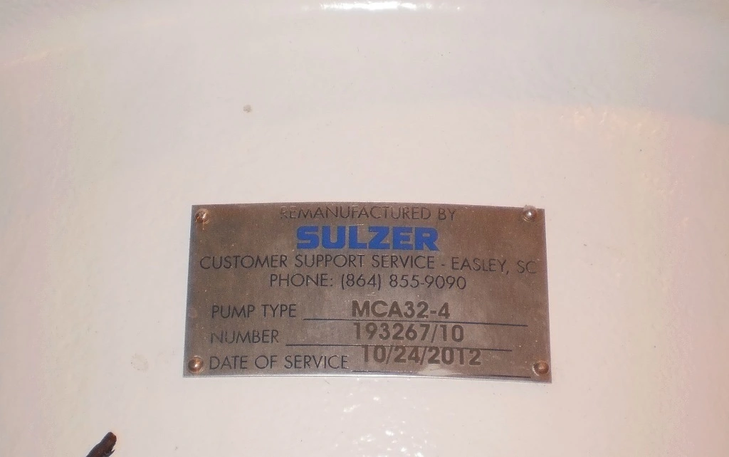 Sulzer MCA32-4 Back Pull Out, Rebuilt
