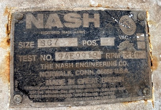 Nash SC7 Vacuum Pump