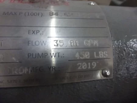Wilfley 1K Heavy Duty Slurry Pump, Size 2×1, New Storeroom Spare