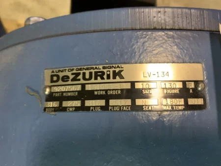 Dezurik 10″ Model 130 Eccentric Plug Valve, New Storeroom Spare