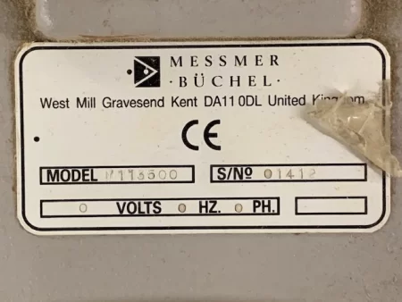 Messmer Buchel M113500 Pulp and Sheet making tester