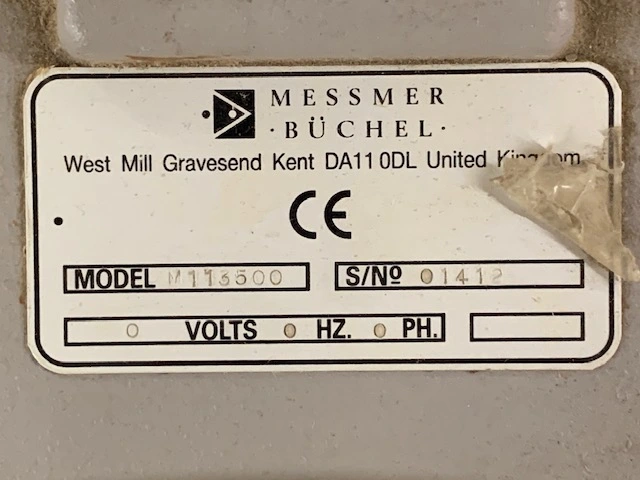 Messmer Buchel M113500 Pulp and Sheet making tester