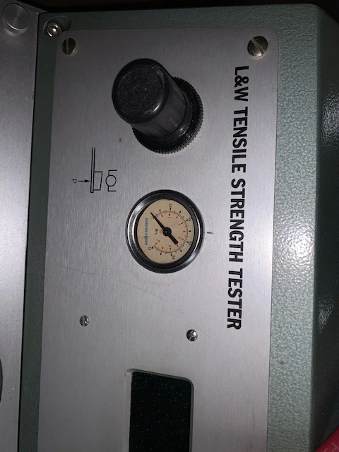 Lorentzen & Wettre tensile tester