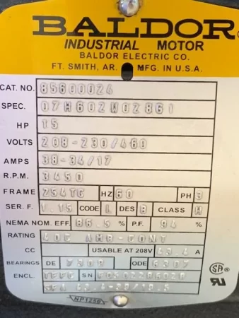 15hp Grundfos Pump Type CRN15-07-A-FGJ-G-E-HQQE, New Storeroom Spare