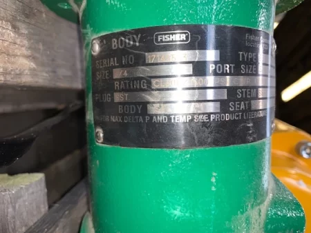 3/4″ 600 Fisher EZ Globe Steam Valve, New Storeroom Spare