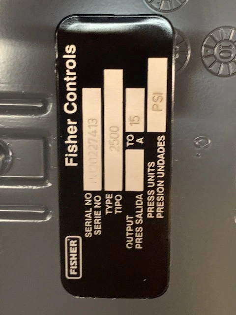Fisher 2500-249 Level Controller and Transmitter