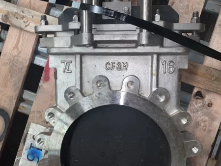 16″ TL Trueline Stainless Knife Gate Valve Air Operated, New Storeroom Spare