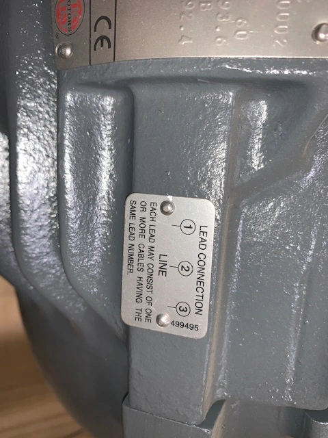 25hp 1775rpm 460v frame 284T US Motors AC Motor, New Storeroom Spare