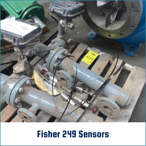 Fisher 249 Caged and Cageless Sensors