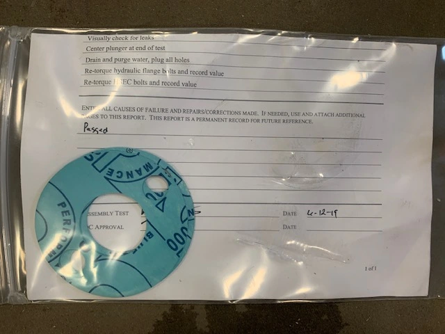 KMT WaterJet HP Cylinder 1; New Storeroom Spare