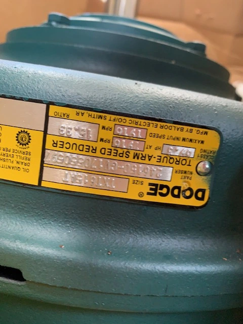 Dodge TXT615AT Torque Arm Speed Reducer, New Storeroom Spare