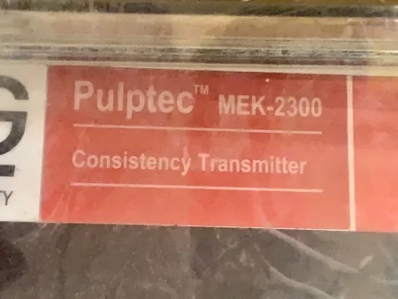 BTG PulpTec Model MPK-2200SSW Rotary Consistency Transmitter