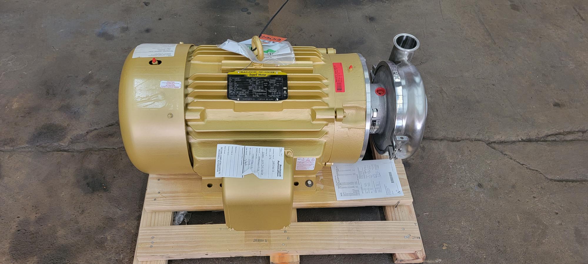 SPX Flow Centrifugal Pump Model 2085-324JM-40hp Rebuilt Condition