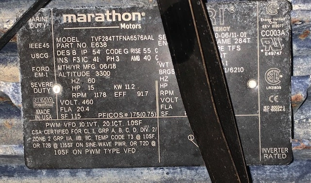 Gorman-Rupp Self Priming Pump 6″ with 15hp motor