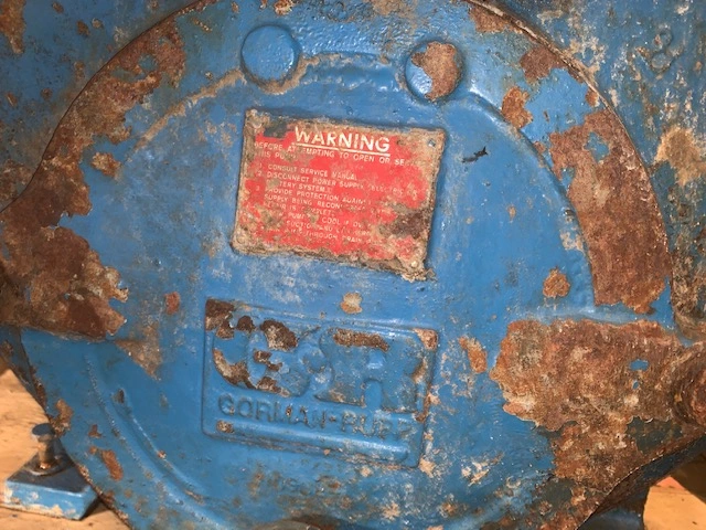 Gorman-Rupp Self Priming Pump 6″ with 15hp motor