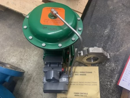 3″ Fisher 8580 Stainless Steel Butterfly Valve New Storeroom Spare