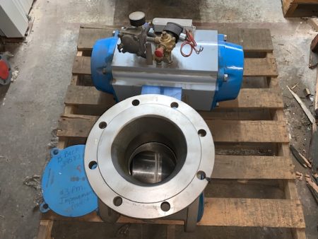 8″-150# Neles Jamesbury 3 way Ball Valve New Storeroom Spare