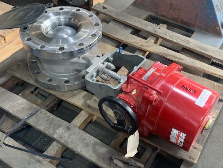 8″-300# Neles Ball Valve with RCEL Electric  Actuator  , Unused