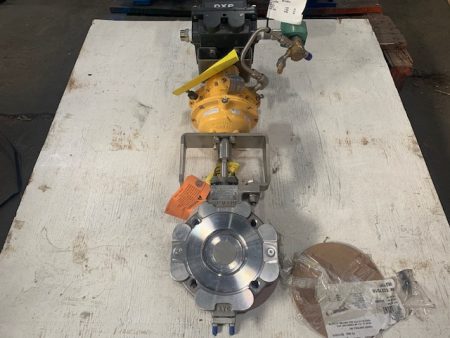 3″ Fisher 8580 Butterfly Valve with Kinetrol actuator and DXP positioner New Storeroom Spare