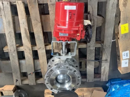 8″-300# Neles Ball Valve with RCEL Electric Actuator , Unused