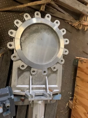Fabri-Valve 16″-150 Knife Gate Valve with Pneumatic Actuator
