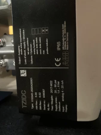 2″ Jamesbury Ball Valve Air Operated Stainless New Storeroom Spare