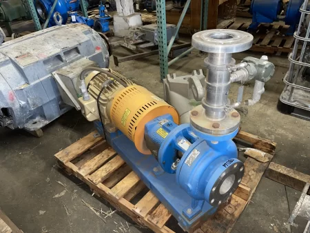 Goulds pump 3196 MTi size 3×4-8G Stainless with base and motor