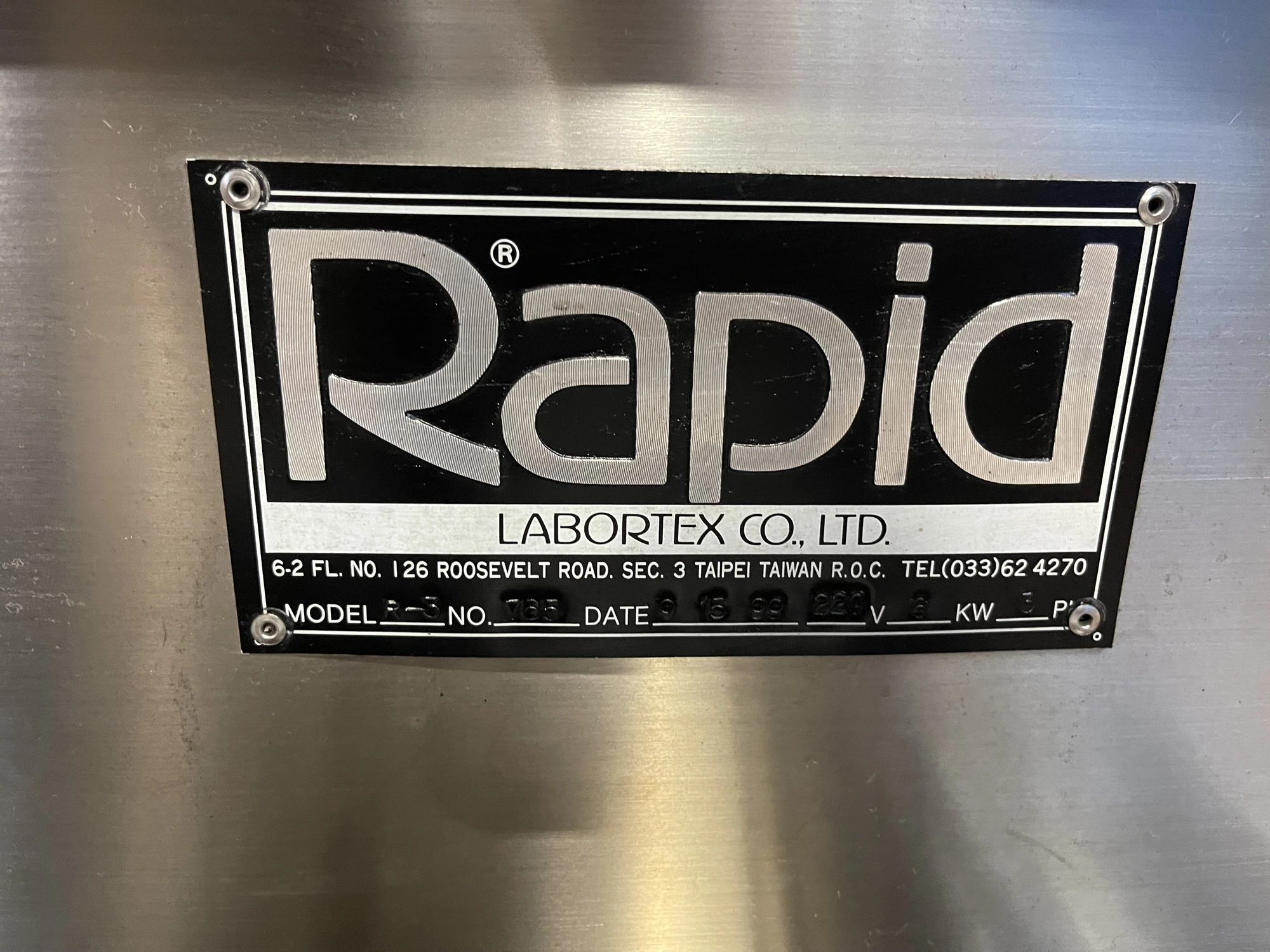Rapid Labortex R-3 Dryer