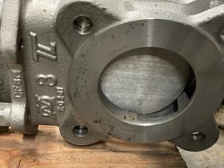TL 3″-150 Knife gate valve with pneumatic actuator