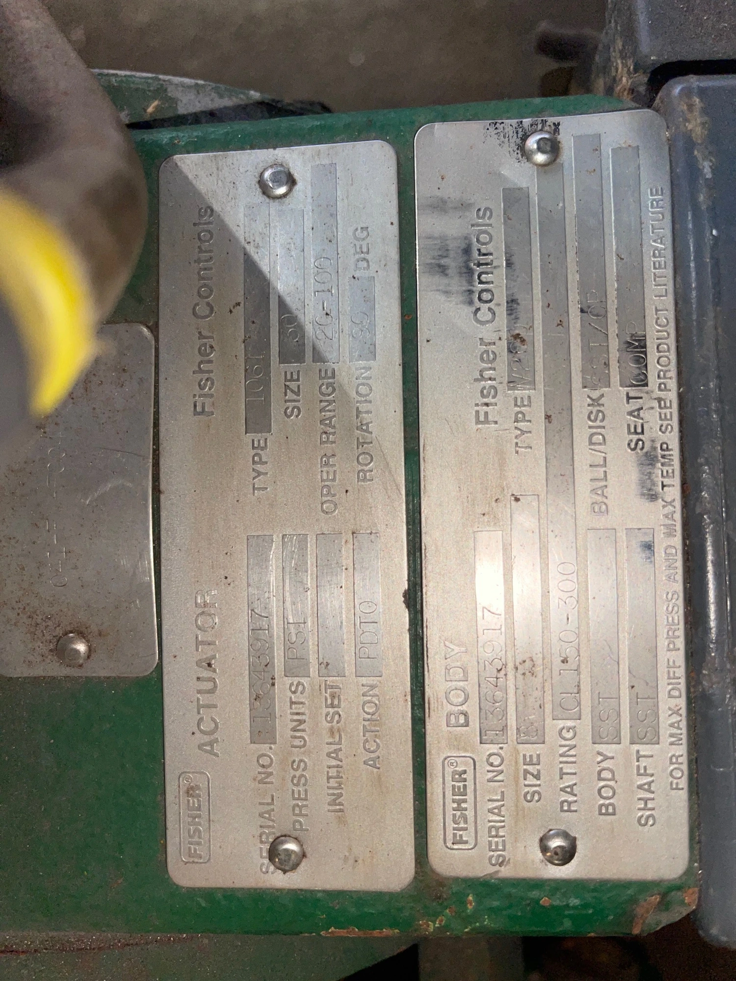 Fisher V-Ball Control Valve size 8″ Type V200