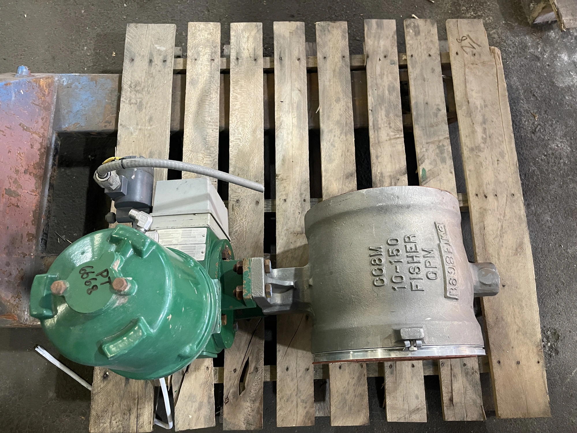 Fisher V-Ball Control Valve size 10″ Type V200