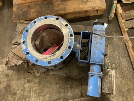 12″ DN300 Neles Jamesbury V-Ball Valve Air Operated Stainless