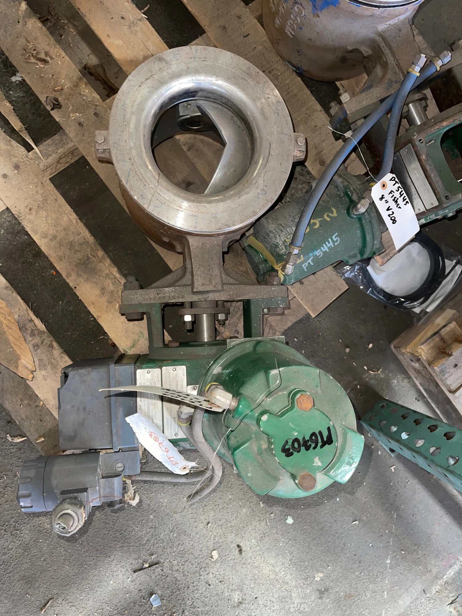 Fisher V-Ball Control Valve size 8″ Type V200