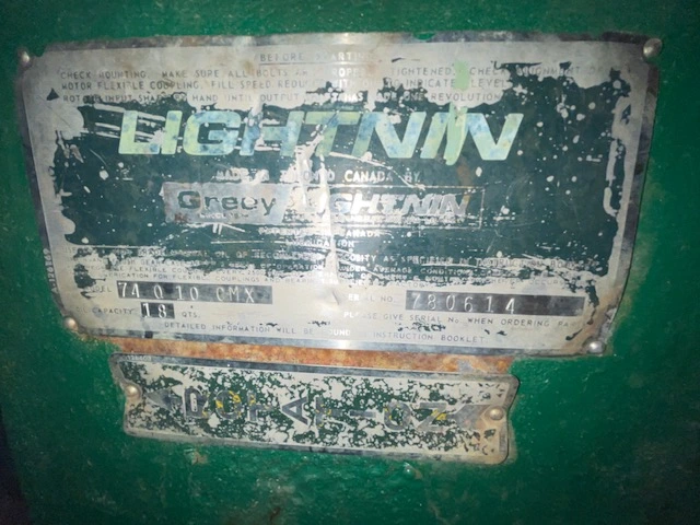 Lightnin 74 Q 10 CMX Agitator