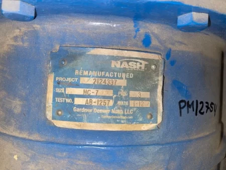 Nash HC-7 Vacuum Pump Remanufactured Storeroom Spare