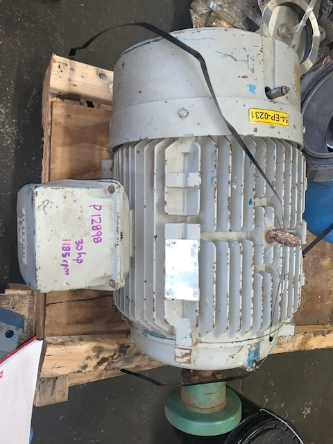 30 hp Siemens AC Motor 1185 rpm 326T 460v
