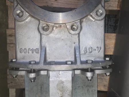 A-C Valve Inc. 10″ Stainless Steel Air Operated Knife Gate Valve