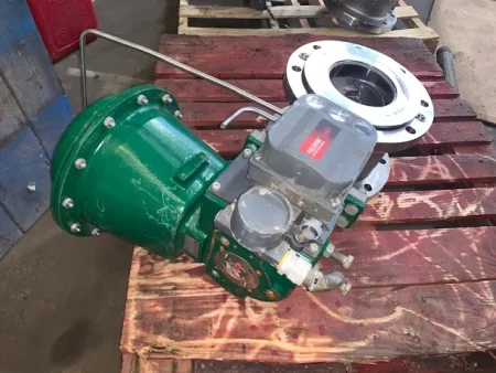 Fisher 8″ V150 Stainless Steel V-Ball Control Valve