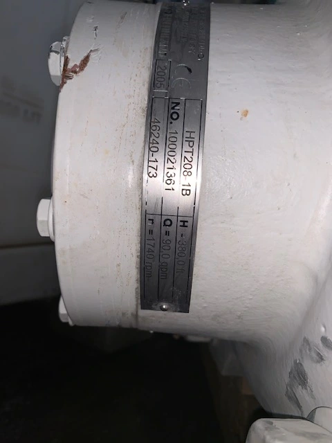 Sulzer HPT 208-1B / HPP 208-1B Pump